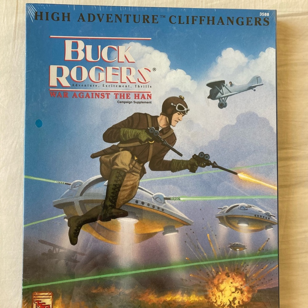 Buck Rogers High Adventure Cliffhangers War Against the Han TSR 3588 Sea…